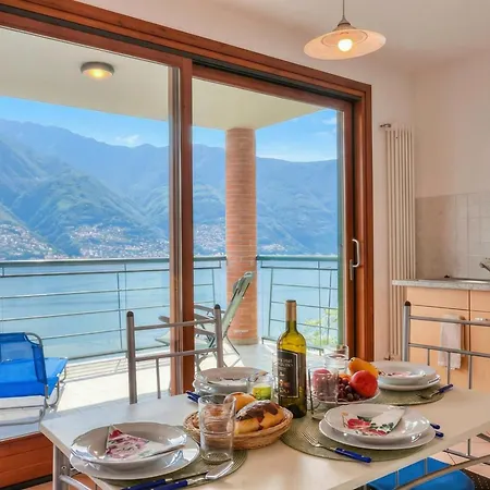Va Pensiero Sul Lago: Lake Maggiore Stunning View Balcony - Happy Rentals Daire Tronzano Lago Maggiore