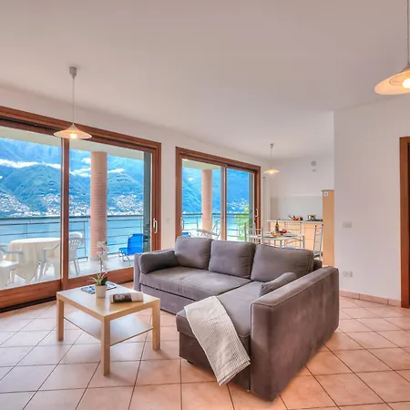 Va Pensiero Sul Lago: Lake Maggiore Stunning View Balcony - Happy Rentals Daire *