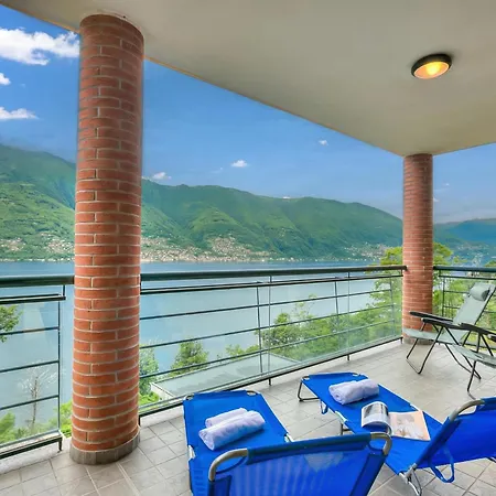 Va Pensiero Sul Lago: Lake Maggiore Stunning View Balcony - Happy Rentals *